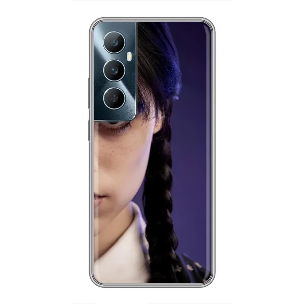 Чехол с принтом «Загадочный взгляд Уэнздей» для Realme C65