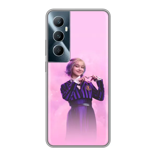 Чехол с принтом «Яркая Энид Уэнздей» для Realme C65