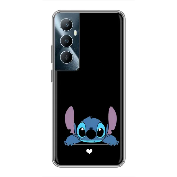 Чехол с принтом «Стич на черном» для Realme C65 Чехол с принтом «Стич на черном» для Realme C65