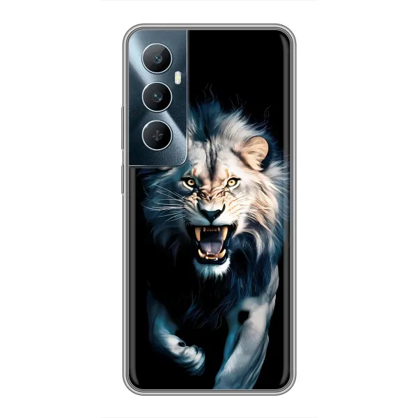 Чехол с принтом «Лев в темноте» для Realme C65 Чехол с принтом «Лев в темноте» для Realme C65