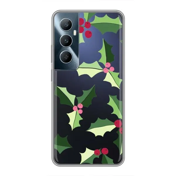 Чехол с принтом «Рождественский фон» для Realme C65 Чехол с принтом «Рождественский фон» для Realme C65