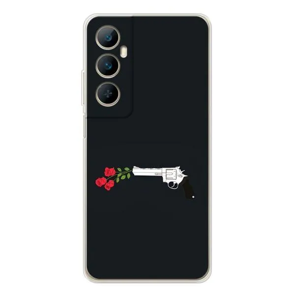 Чехол с принтом «Неожиданные цветы» для Realme C66