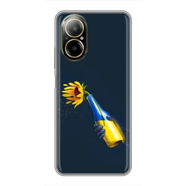 Чехол с принтом «Коктейль молотова» для Realme C67