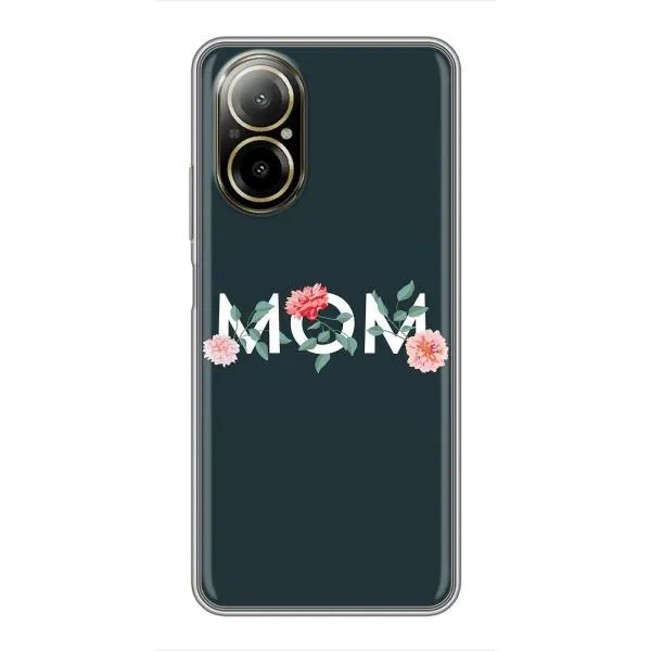 Чехол с принтом «Mom дизайн» для Realme C67
