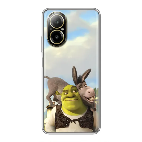 Чехол с принтом «Шрек и Осел» для Realme C67