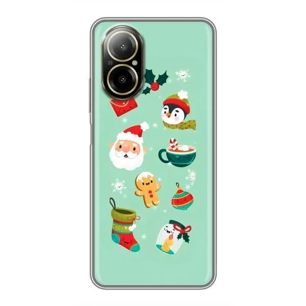 Чехол с принтом «Настроение НГ» для Realme C67