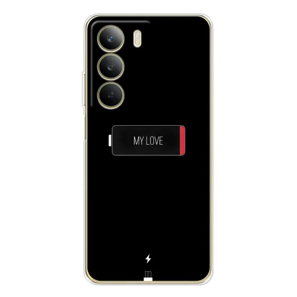 Чехол с принтом «Love battery» для Realme C71