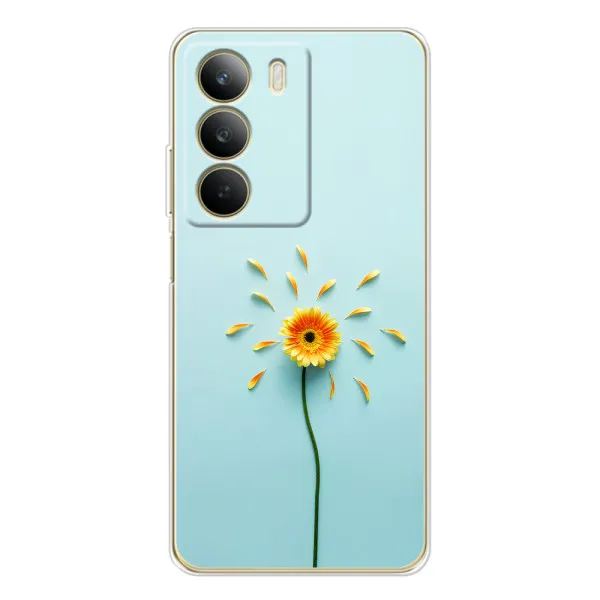 Чехол с принтом «Желтый цветок» для Realme C71