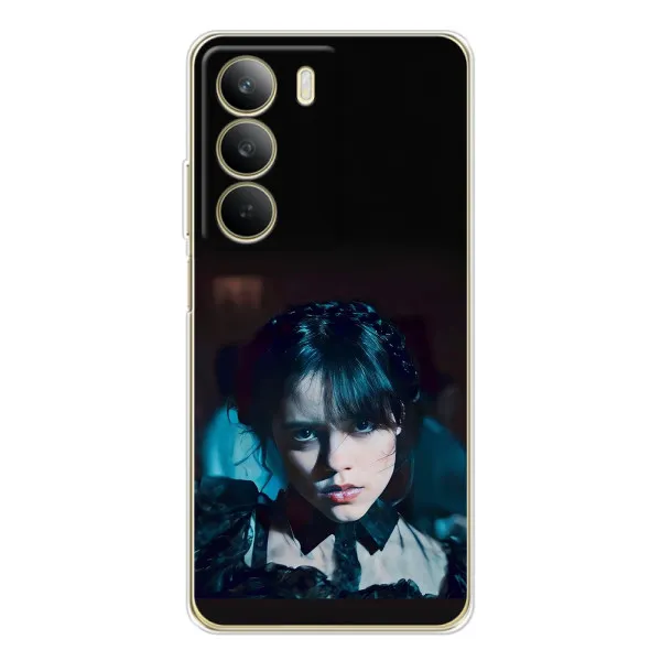 Чехол с принтом «взгляд Уэнздей» для Realme C71