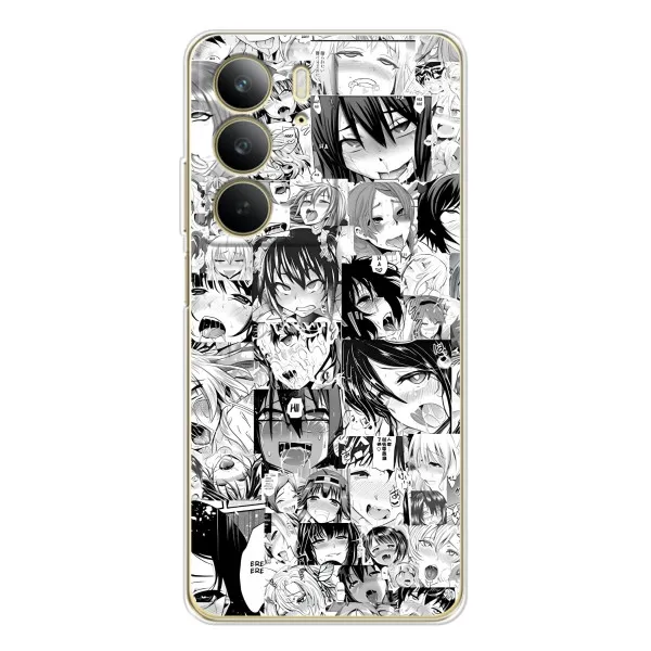 Чехол с принтом «Ahegao manga» для Realme C73 5G