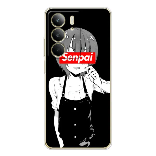 Чехол с принтом «Senpai» для Realme C73 5G