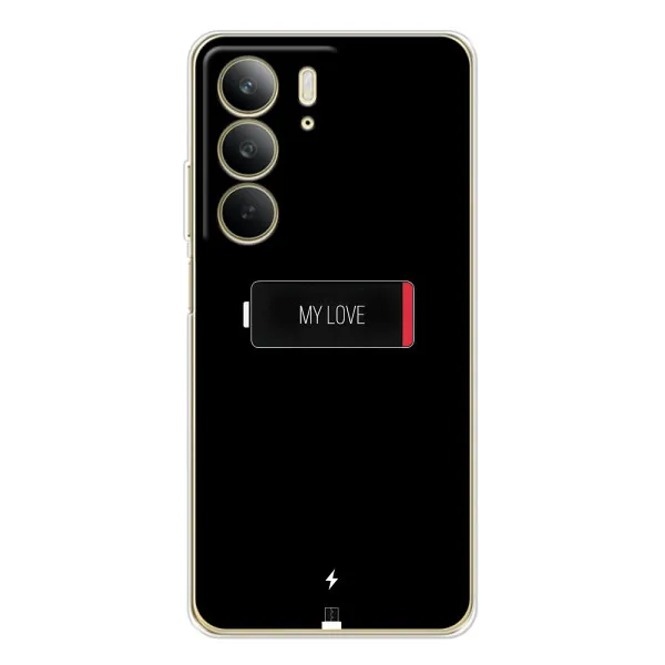 Чехол с принтом «Love battery» для Realme C73 5G Чехол с принтом «Love battery» для Realme C73 5G
