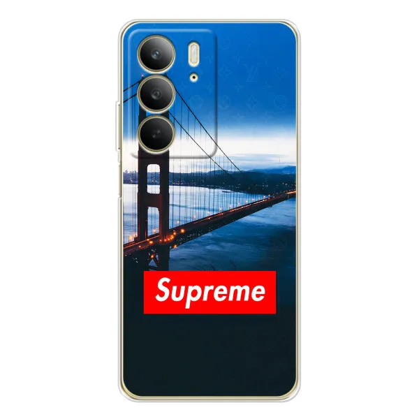 Чехол с принтом «Стиль Supreme» для Realme C73 5G