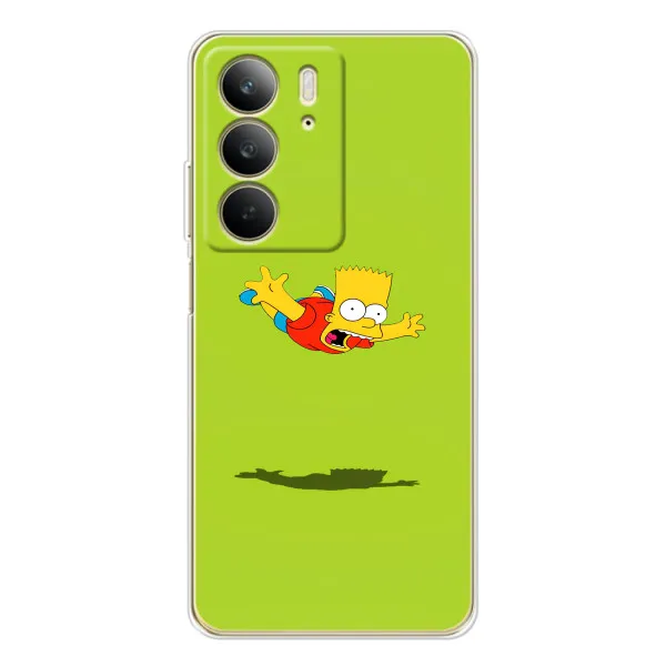 Чехол с принтом «Барт Симпсон» для Realme C73 5G