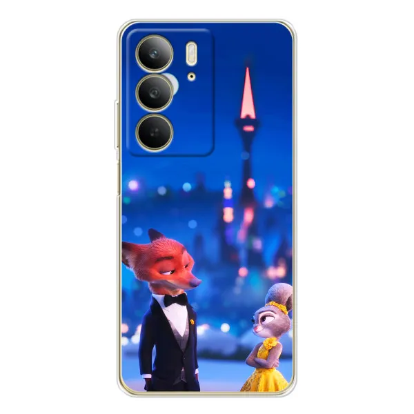Чехол с принтом «Романтический вечер Зверополис» для Realme C73 5G Чехол с принтом «Романтический вечер Зверополис» для Realme C73 5G