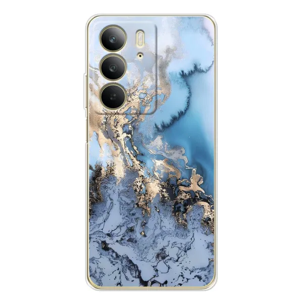 Чехол с принтом «Нежный мрамор» для Realme C73 5G