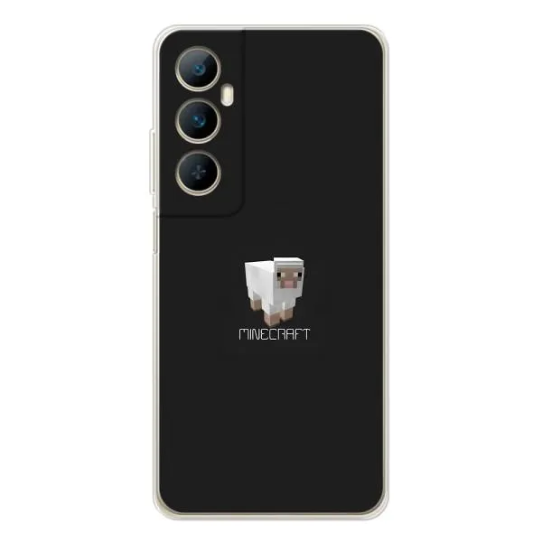 Чехол с принтом «Овечка Майнкрафт» для Realme C75