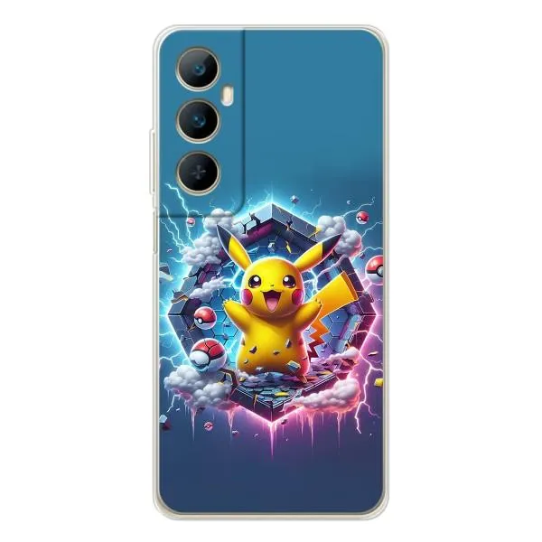 Чехол с принтом «Лого Пикачу» для Realme C75