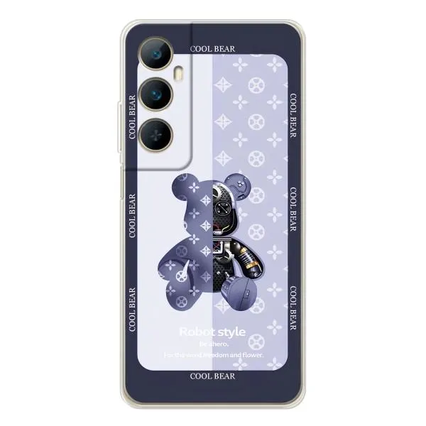 Чехол с принтом «Медвежонок LV» для Realme C75 Чехол с принтом «Медвежонок LV» для Realme C75