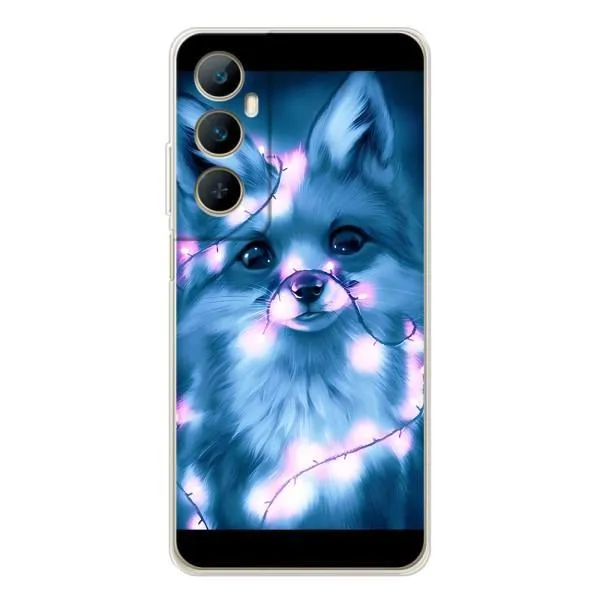 Чехол с принтом «Яркая лисичка» для Realme C76 Чехол с принтом «Яркая лисичка» для Realme C76