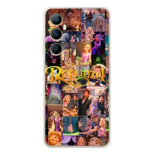 Чехол с принтом «Коллаж Рапунцель» для Realme C76