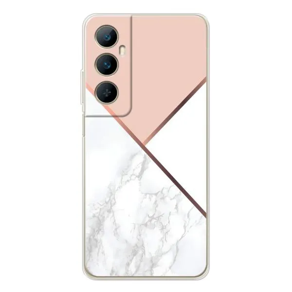 Чехол с принтом «Тройной мрамор» для Realme C76