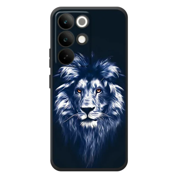 Чехол с принтом «Синий Лев» для Realme C85 Pro