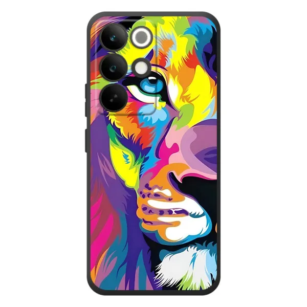 Чехол с принтом «Яркий Лев» для Realme C85 Pro