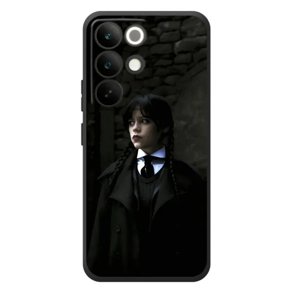 Чехол с принтом «Темный стиль Уэнздей» для Realme C85 Pro
