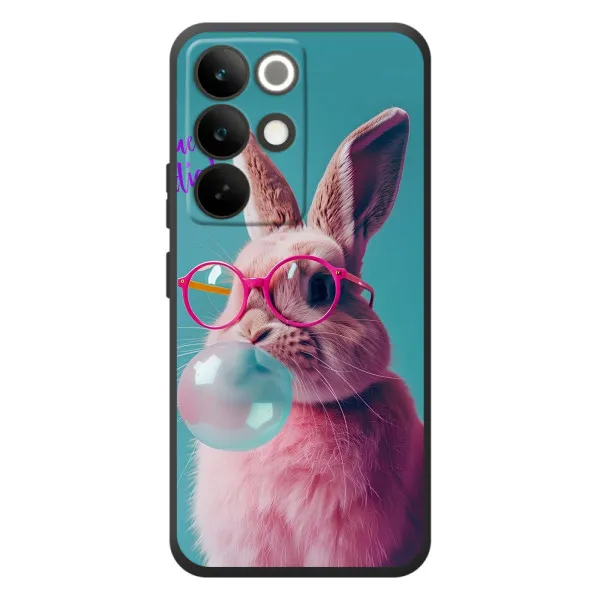 Чехол с принтом «Кролик в очках» для Realme C85 Pro Чехол с принтом «Кролик в очках» для Realme C85 Pro