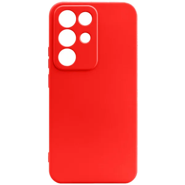 Чохол TPU GETMAN Liquid Silk Full Camera для Realme C85 — Червоний