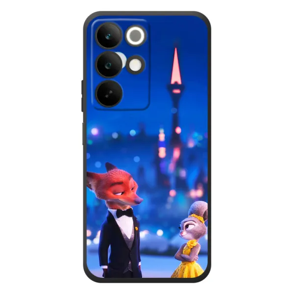 Чехол с принтом «Романтический вечер Зверополис» для Realme C85 Чехол с принтом «Романтический вечер Зверополис» для Realme C85