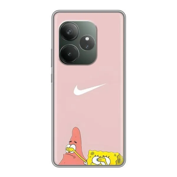 Чехол с принтом «Патрик и Губка» для Realme GT 6 Чехол с принтом «Патрик и Губка» для Realme GT 6