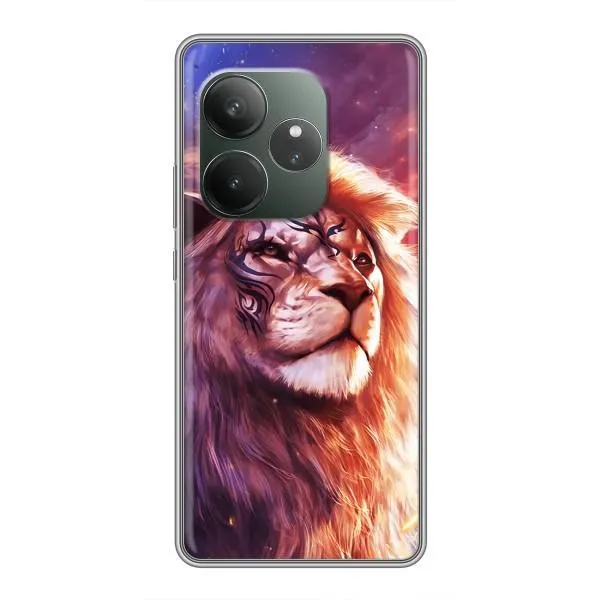 Чехол с принтом «Красочный Лев» для Realme GT 6