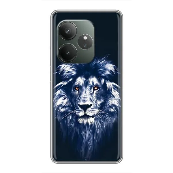Чехол с принтом «Синий Лев» для Realme GT 6