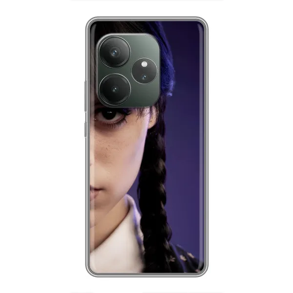 Чохол з принтом «Загадковий погляд Венздей» для Realme GT 6