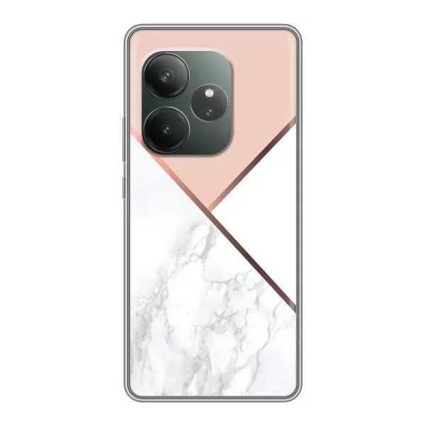 Чехол с принтом «Тройной мрамор» для Realme GT 6