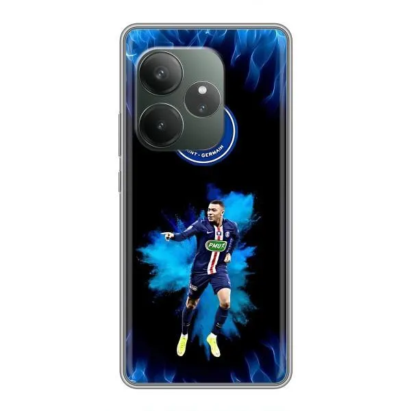 Чехол с принтом «Мбаппе в огне» для Realme GT 6T Чехол с принтом «Мбаппе в огне» для Realme GT 6T