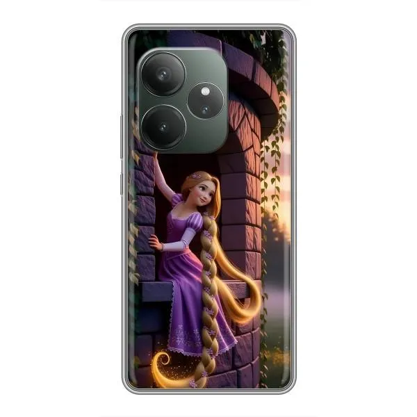 Чехол с принтом «Рапунцель на башне» для Realme GT 6T