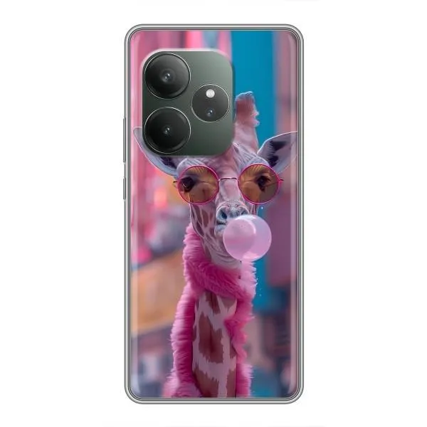 Чехол с принтом «Стильный жирав» для Realme GT 6T