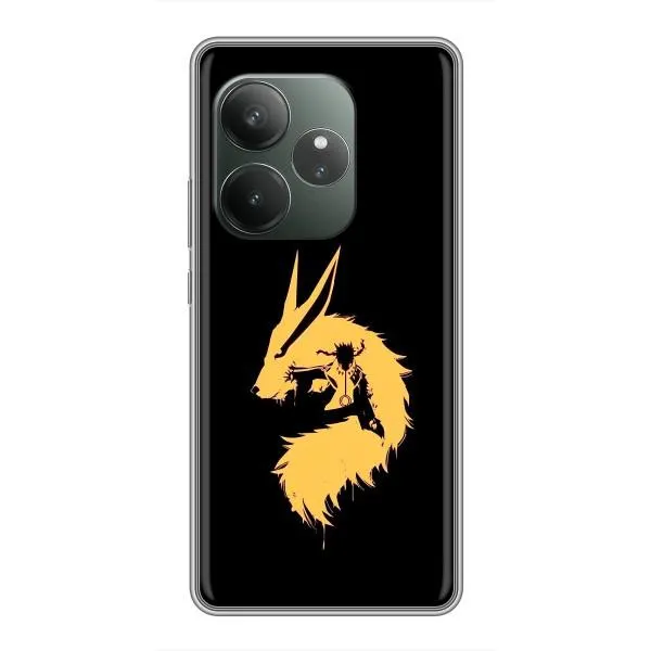 Чехол с принтом «силуэт Курама Наруто» для Realme GT 6T Чехол с принтом «силуэт Курама Наруто» для Realme GT 6T