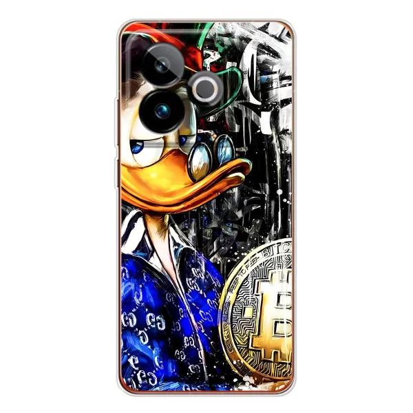 Чехол с принтом «Биткойн Скрудж» для Realme GT 7
