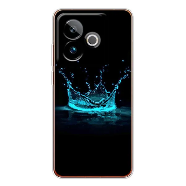 Чехол с принтом «Капля короны» для Realme GT 7 Чехол с принтом «Капля короны» для Realme GT 7
