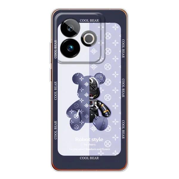 Чехол с принтом «Медвежонок LV» для Realme GT 7 Чехол с принтом «Медвежонок LV» для Realme GT 7