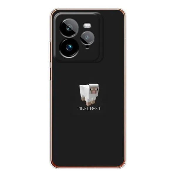 Чехол с принтом «Овечка Майнкрафт» для Realme GT 7Pro