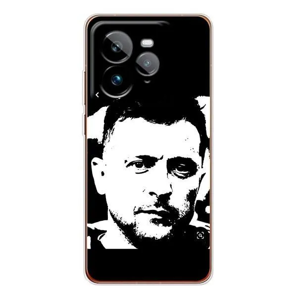 Чехол с принтом «Зеленский АРТ» для Realme GT 7Pro Чехол с принтом «Зеленский АРТ» для Realme GT 7Pro