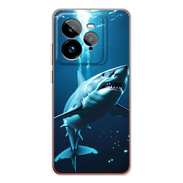Чехол с принтом «Акула под водой» для Realme GT 7Pro