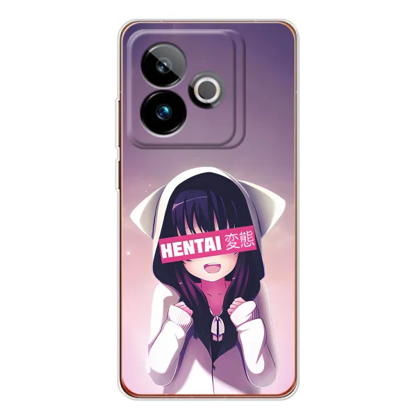 Чехол с принтом «Hentai chan» для Realme GT 7T Чехол с принтом «Hentai chan» для Realme GT 7T