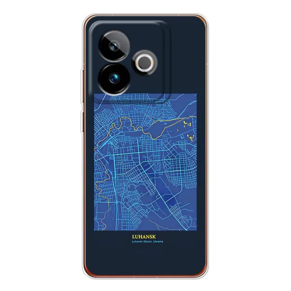 Чохол з принтом «Луганськ» для Realme GT 7T Чохол з принтом «Луганськ» для Realme GT 7T