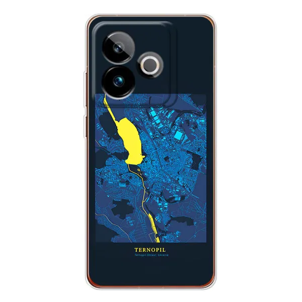 Чохол з принтом «Тернопіль» для Realme GT 7T Чохол з принтом «Тернопіль» для Realme GT 7T